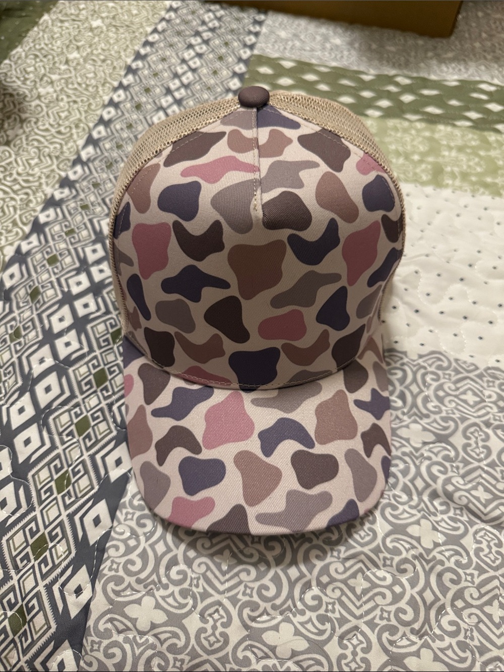 Birdie Women's Pink Camo Trucker Hat